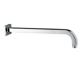 Curved Square Wall Rain Arm (16″)